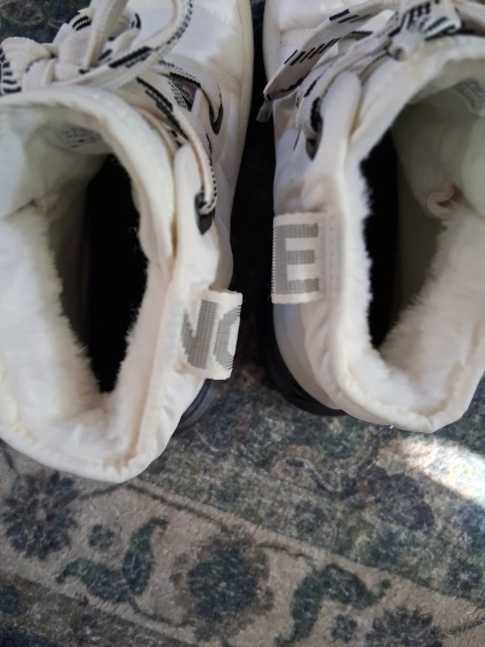 The North Face Women's Cream Lace-Up Winter Boot